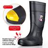 Outdoor Anti-smash Rain Boots Men's Protective Water Shoes Anti-puncture Non-slip Rain Boots High-top Work Water Boots