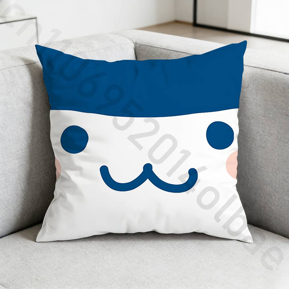 TTamagotchi MMametchi Pillow Case Sofa Living Room Bedroom Headboard Backrest Cushion Square Cushion Nap Time