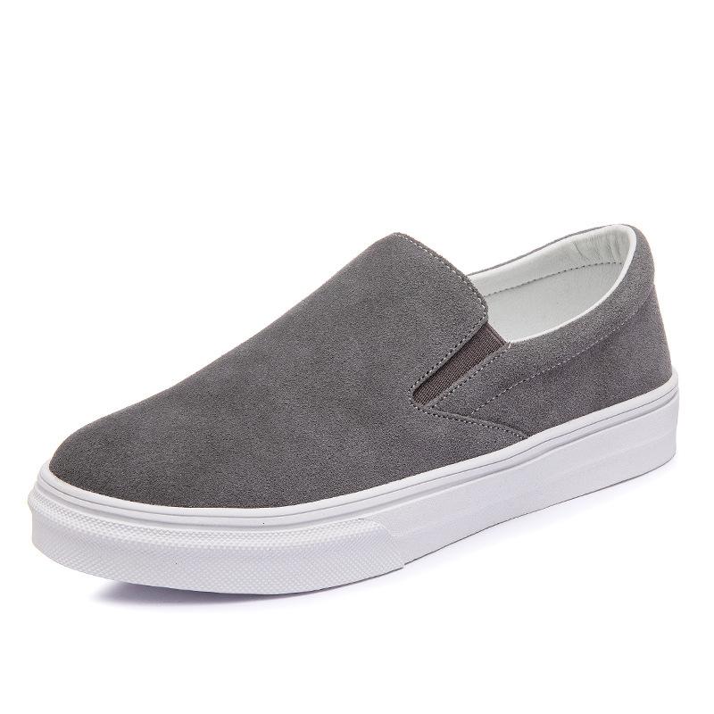 Fashion 2cm Leather Vulcanized Shoes Women Spring Autumn New Fashion Women's Shoes Anti Slip Lightweight Retro Loafers Women Sneakers