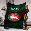 Customizable Football Throw Blanket – Personalized Name, All-Season Cozy Snug Blanket, Machine Washable, Personalized Blanket