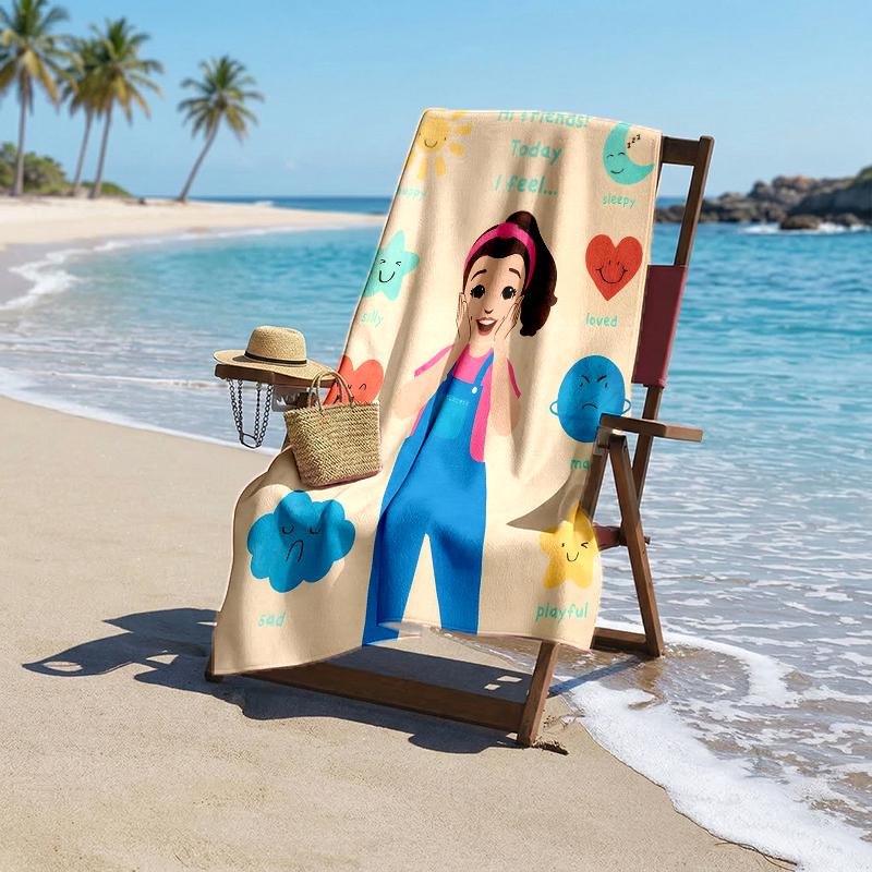 Ms Rachel Fashion Beach Towel: Ideal for Summer Adventures Soft, absorbent and quick drying suitable for swimming and bathing