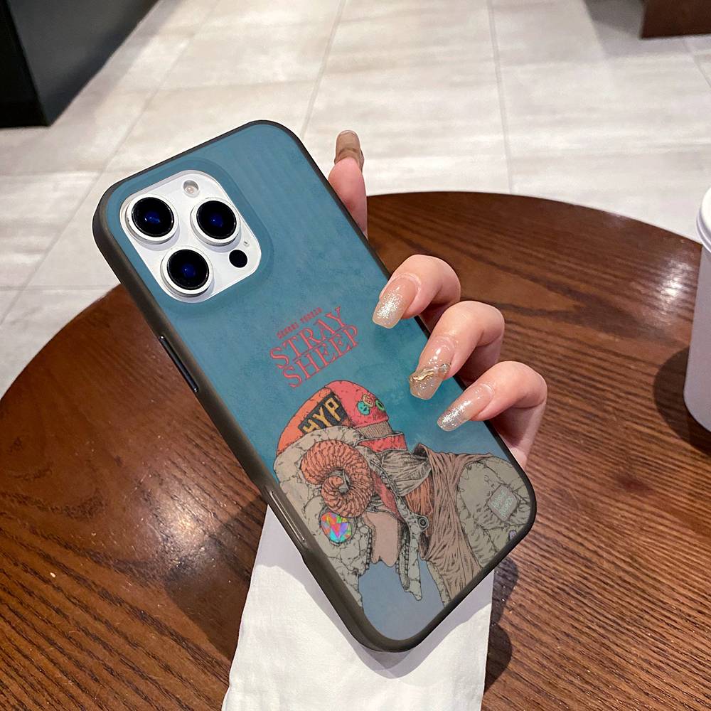 Singer Yonezu Kenshi Phone Case For IPhone 11 12 13 14 15 16 17 Pro Max PLUS Pro Wave Corrugated Silicone Case