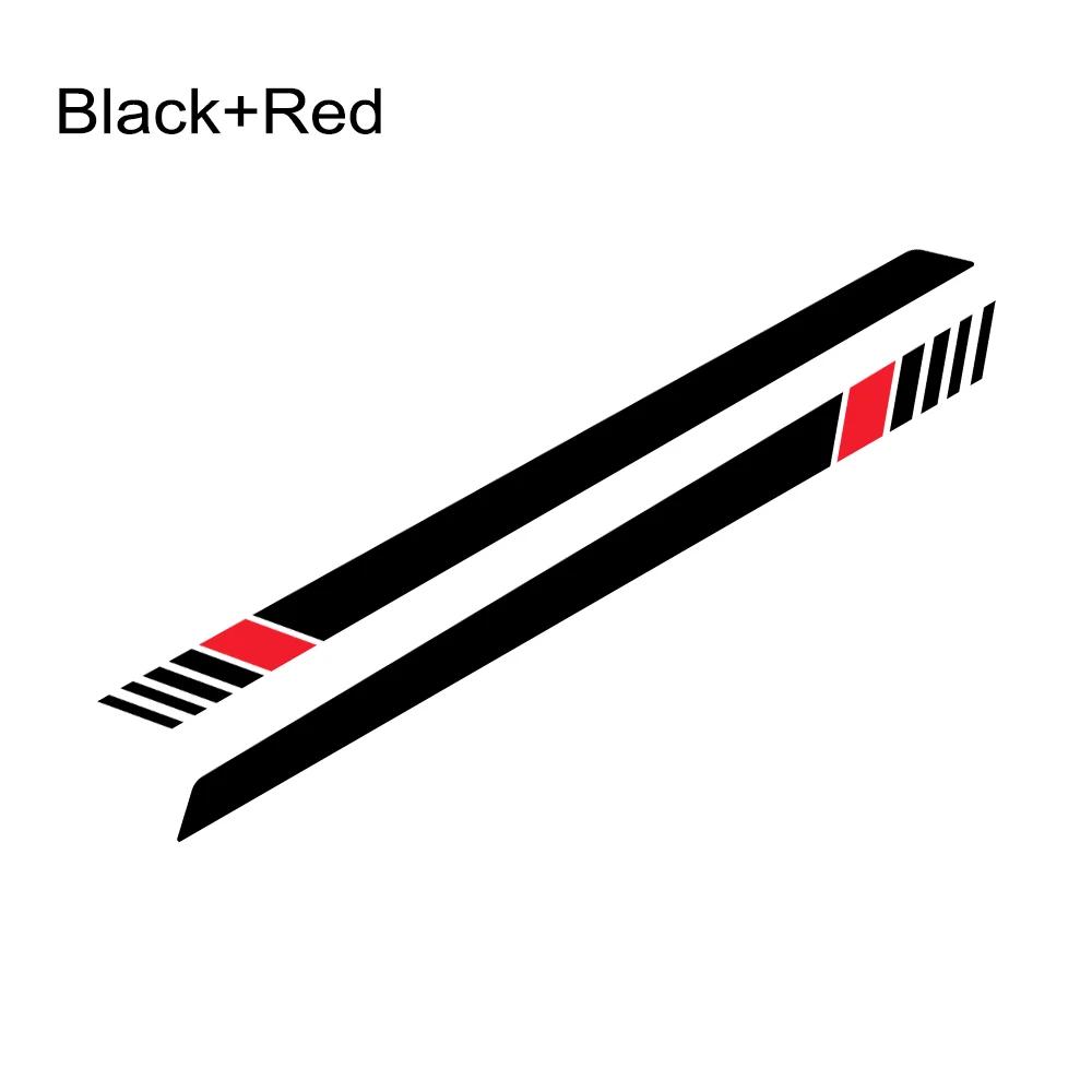 2PCS Racing Style Car Side Stickers Auto Tuning Modification PVC Decals For Volkswagen VW Polo 6R 6C 9N 9N2 9J Car Accessories