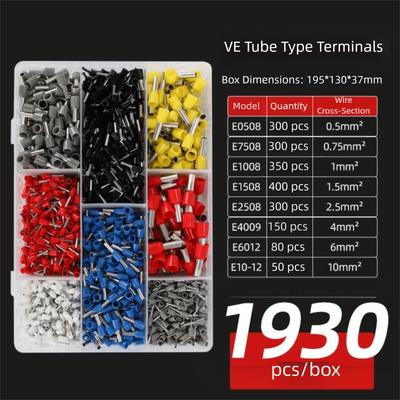 Durable Wire Connect Insulated Connector Rachet Tools Multiple Box Styles Cold Pressed Insulated Terminal