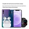 Foldable 15W Magnetic 3-in-1 Wireless Charger Stand for Apple Devices