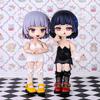 2Pcs 1:12 OB11 Uniform Shoes Doll Classic Shoes Suit For Ob11 1/12 Bjd Detachable Doll Gsc DOD, YMY Doll Accessories