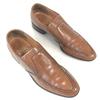 80s-90s Made in England Barker Slip-on Vamp Moccasin Dress Shoes Men’s 7.5B 26.0 Brown Vintage(USED)