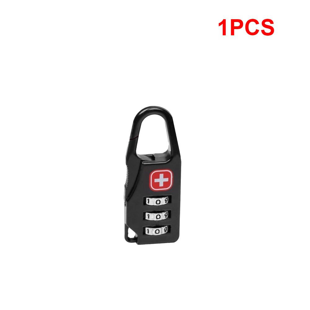 

1-5PCS Alloy Material Combination Code Number Lock for Cabinet Luggage Backpack Handbag Zipper Anti Theft Accessories Supplies