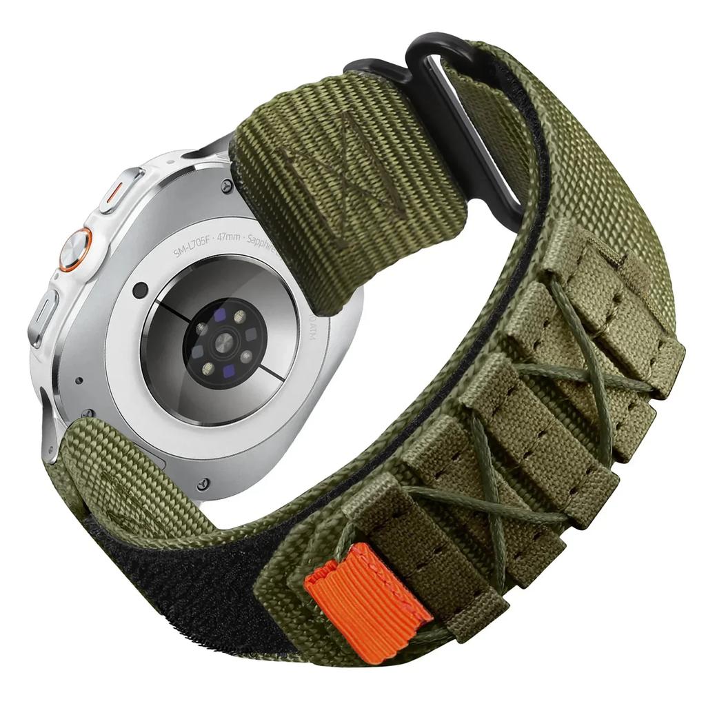 Nylonový řemínek bez mezer pro Samsung Galaxy Watch 7 Ultra 47mm Quick Fit Band Sportovní náramek pro Galaxy Watch Ultra 47mm náramek