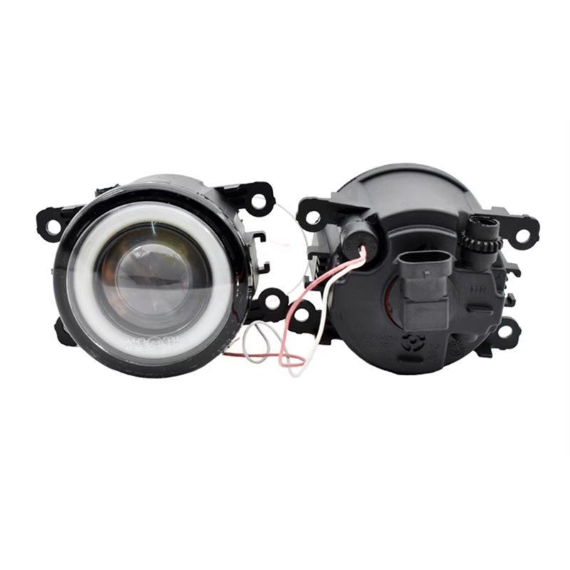 Durable-1Pair LED Fog Light Angel Eye Daytime Running Lights For Subaru Forester 2014 2015 2016 LED Lens Fog Light White