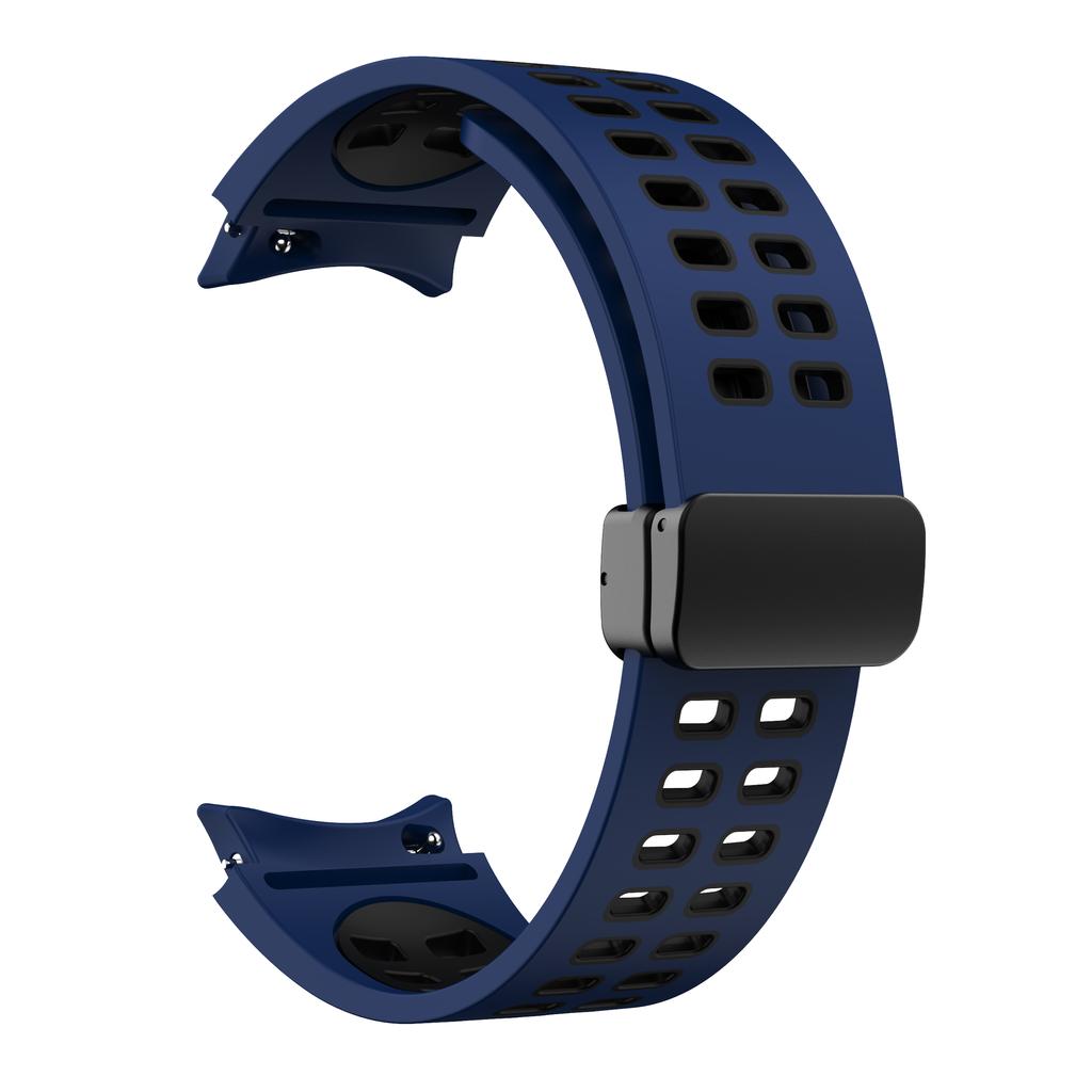 Magnetische D-gesp Siliconen Band Voor Samsung Galaxy Watch 6 5 4 Serie Sportband Voor Galaxy Watch 45 44 40/Classic 47 46 43 42