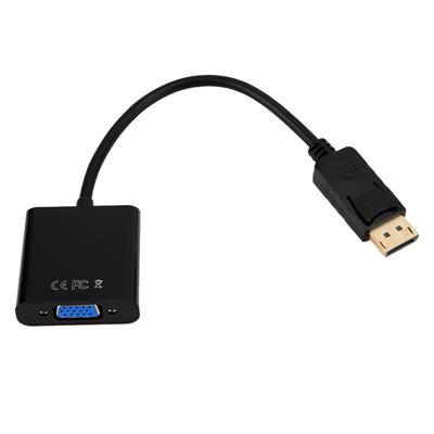 25cm 1080P Display Port DP na VGA Video Signál Prenos Konvertor Adaptér Kábel