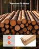 Wooden Garden Stakes, 25 Pcs 17.53×12.7×1219.2 mm Survey Grading Stakes, Garden Ground Stake with Sharp Point, Fir Wood Plant Support Stake, Sign
