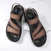 Flat Sandals Men's Sandals Shoes for Men Wear-resistant Soft and Comfortable Indoor and Outdoor Non-Slip Thick Bottom Fashion