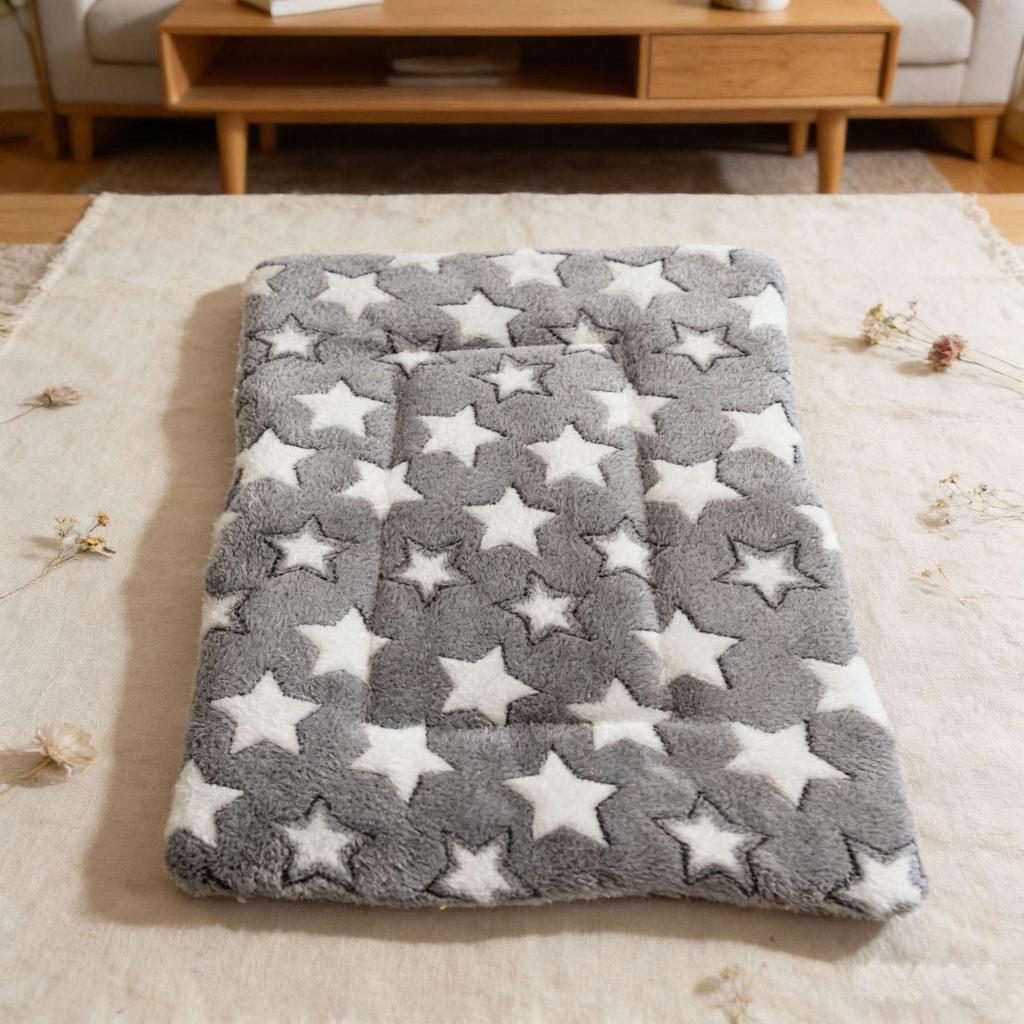 Plush Pet Bed: Warm Winter Cushion for Dogs & Cats