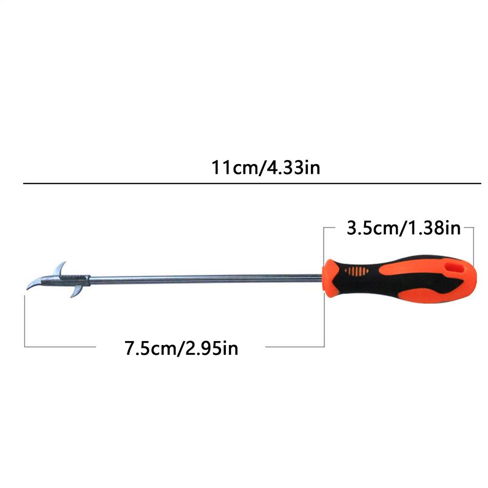 1pc Tire Cleaning Hook Car Tire Clear Stone Hook Multifunctional Tire Peel Hook Tire Repair Accessories Tire Cleaner Hook чёрный
