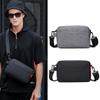 Black Waterproof Shoulder Bag Large Capacity Outdoor Travel Pouch Men's Crossbody Bag  Cycling