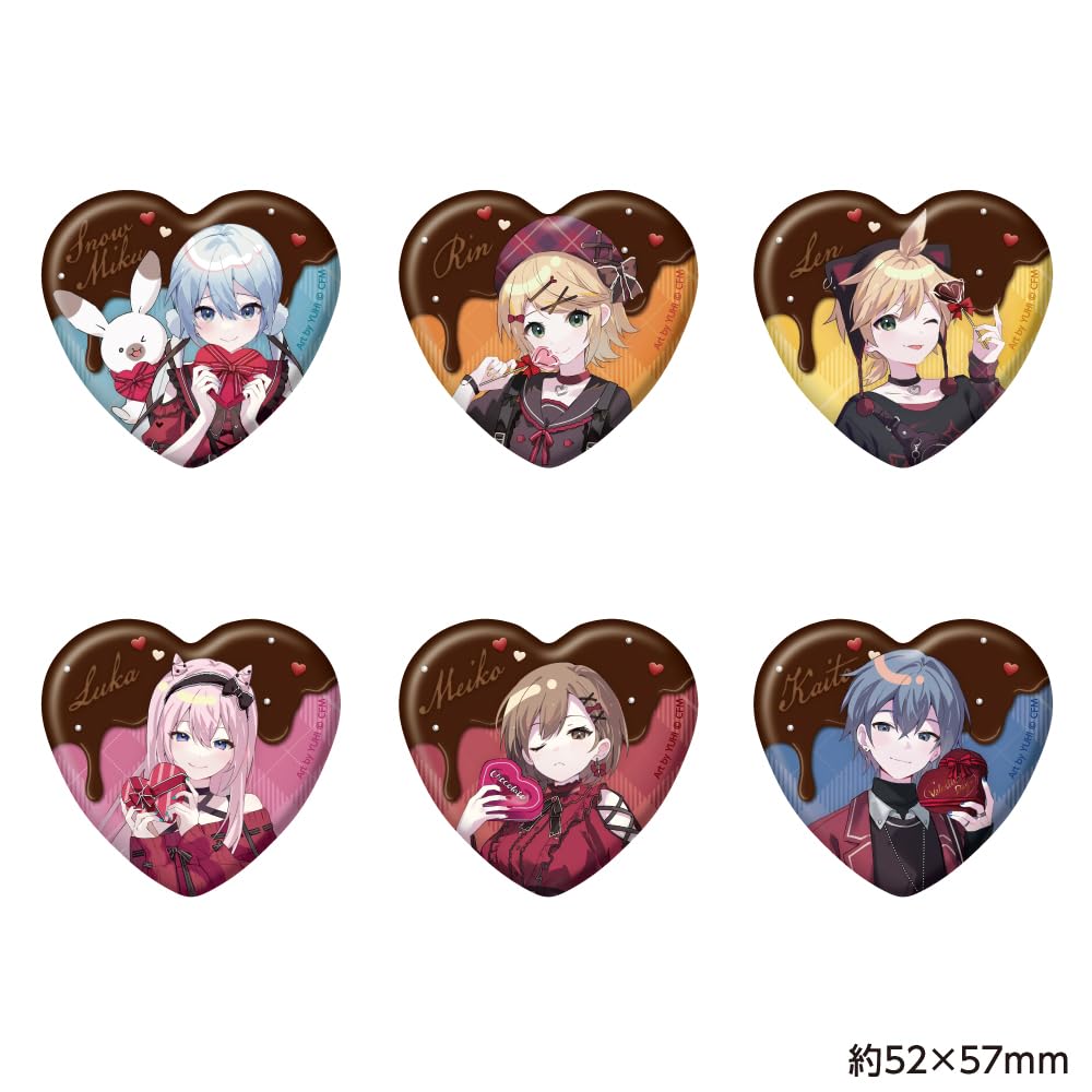 

Snow Miku x Don Quijote Trading Sparkling Heart Badge (Box)