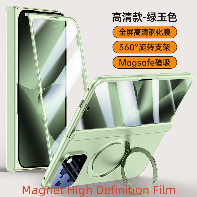 

For Google Pixel 10 Pro Fold Case Magsafe Metal Stand Spring Hinge Lens Screen Protector Full Protection All-inclusive Cover Plastic&Google Pixel 10 Pro Fold