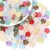 30pcs/lot 14mm Cherry Blossom Glass Beads Colorful Flower Lampwork Beads Loose Spacer Beads For Jewelry Making DIY Accessories