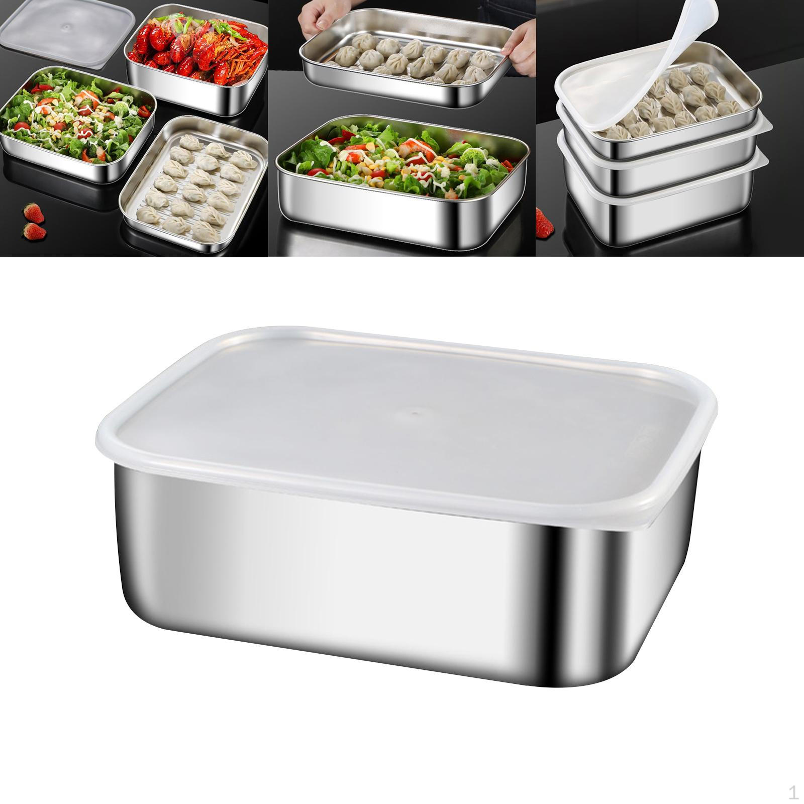 

Морозильник для пельменей, холодильник, контейнер для сыра, многоразовый контейнер для хранения продуктов из нержавеющей стали, свежий L