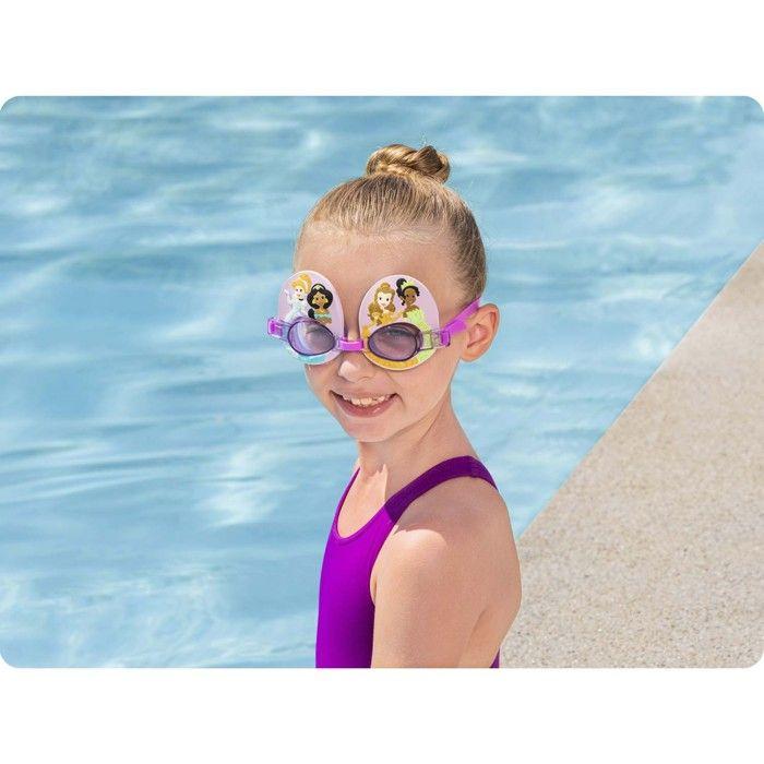 Lunettes de natation - BESTWAY - Princess 9102U - Anti-UV - Sans latex - Hypoallergéniques