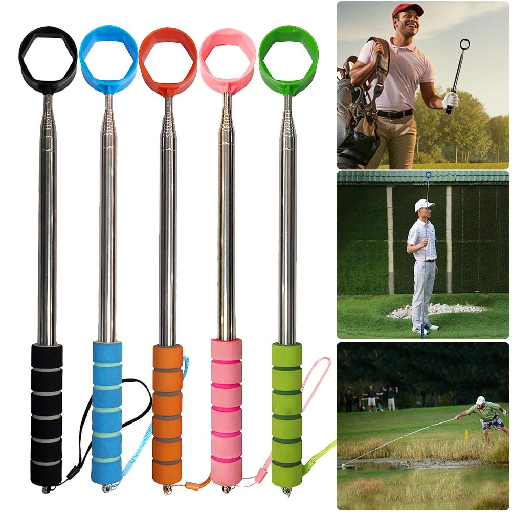 8.86 FT Telescopic Golf Ball Retriever Golf Ball Pick Up Retriever Grabber Extendable Golf Ball Retriever Golf Accessories