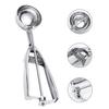 Stainless Steel Ice Cream Scoop Spring Handle Mash Potato Watermelon Ball Scoop Ice Cream Mold Home Kitchen Accessories Gadgets