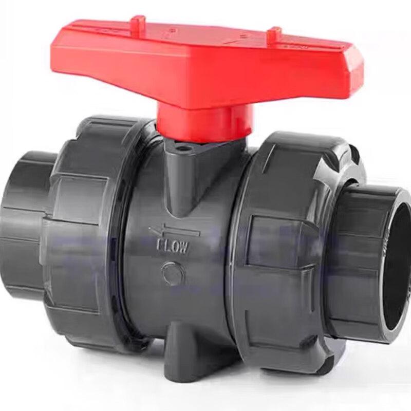 Rongsheng UPVC Double Union Socket Ball Valve