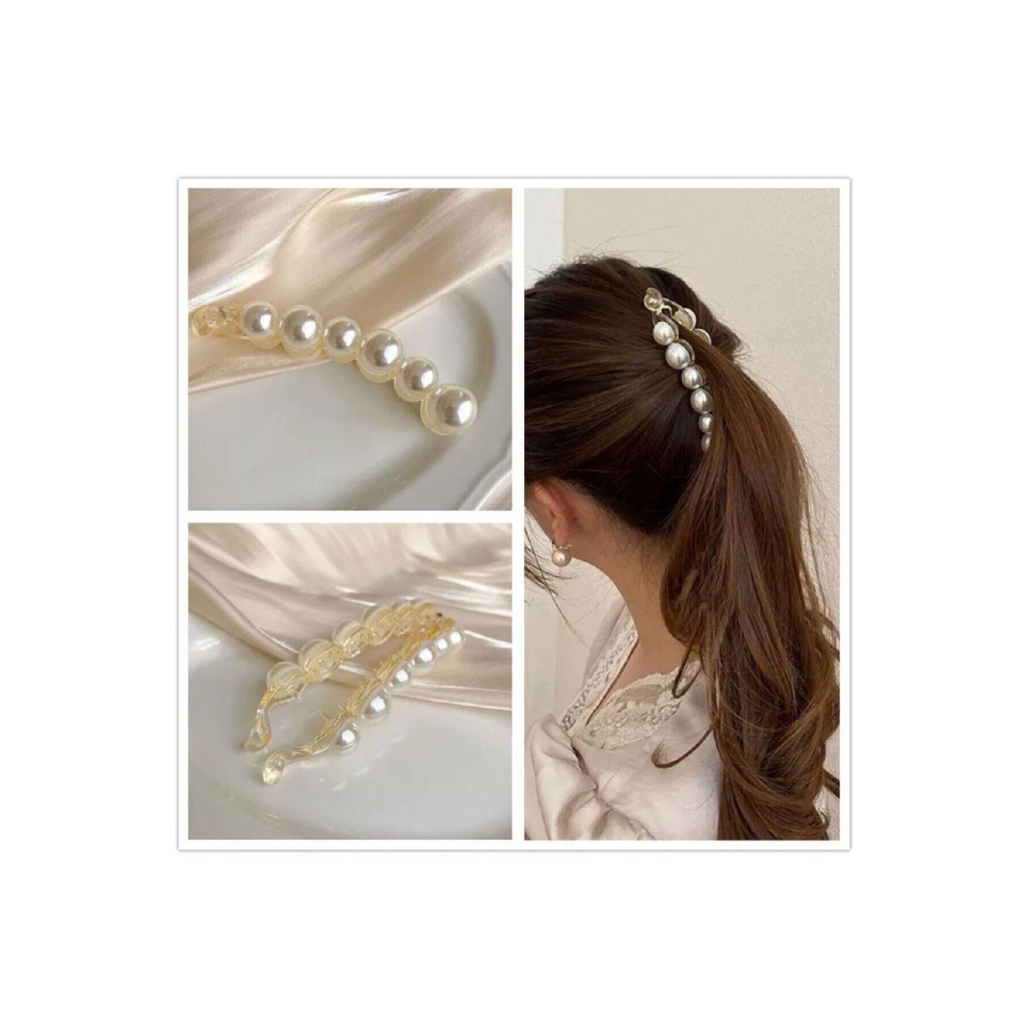 

Pearl Banana Buckle Bun Buckle Glp 415 білий
