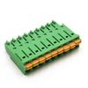 Compact 15EDGKN-3.5/3.81mm PLC Analog Wiring Terminal Block PCB Plug-in