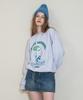 UNUSUALNORMAL Morning Ghost Sweat Shirt _ Melange Brushed