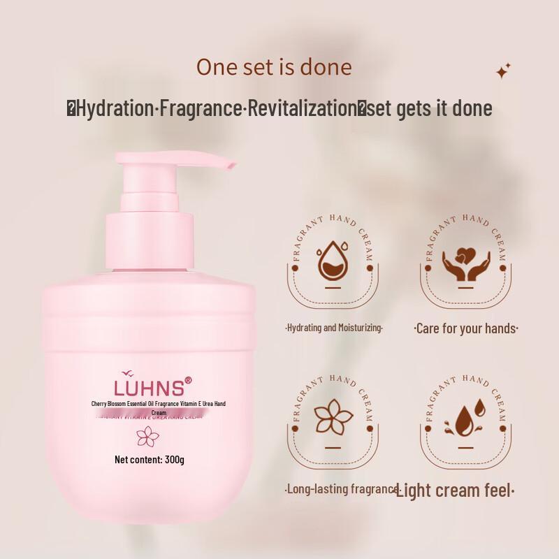 QCHZOC Scented Vitamin E Urea Hand Cream Duo Set