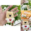 Cute West Highland White Terrier Plush Doll Gift Keychain For Friends And Lovers