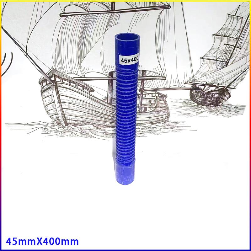 Blue Silicone Flexible Hose  ID30-100mm Length 400mm Air Intake Pipe Radiator Tube High Pressure Temperature R