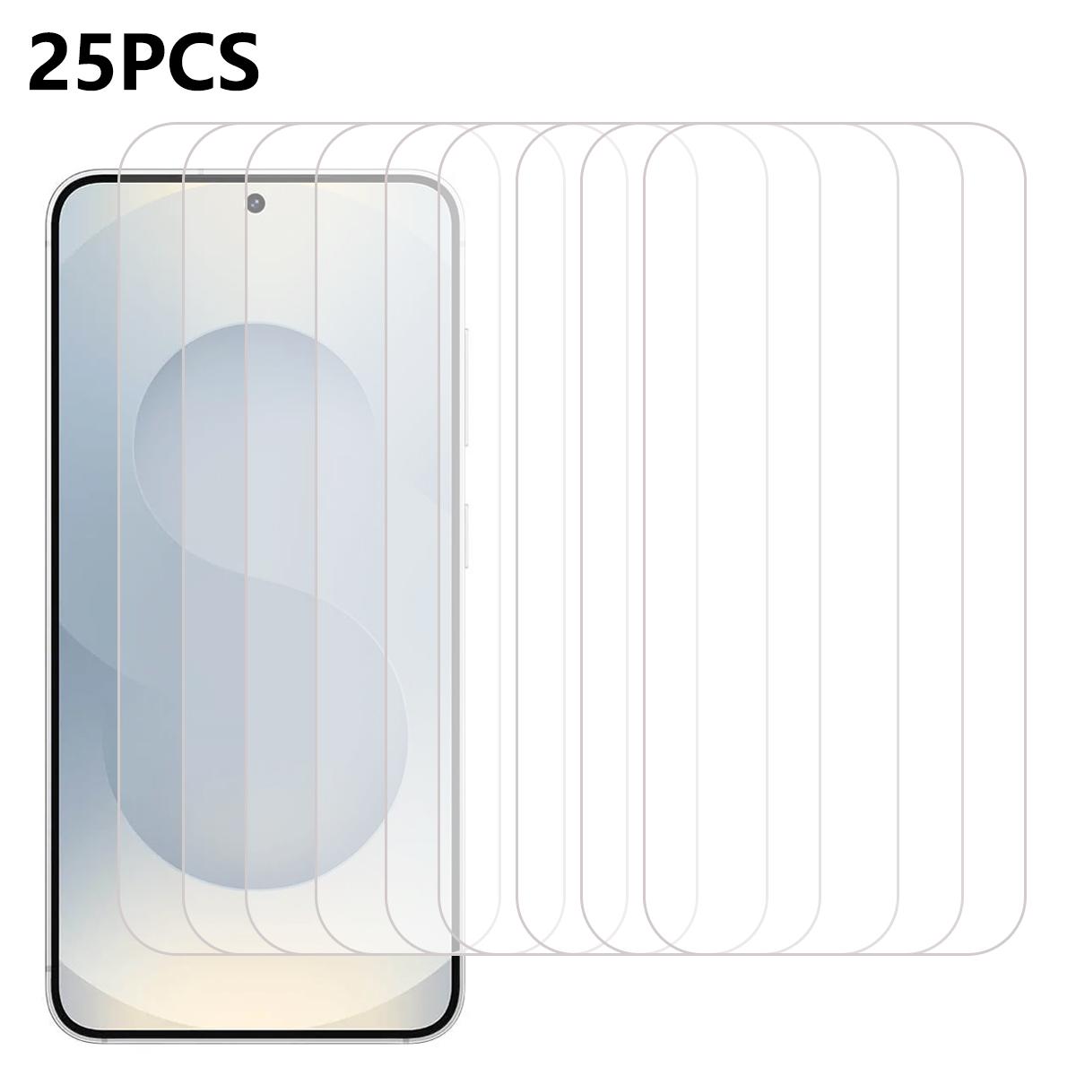 

25Pcs For Samsung Galaxy S25 FE Tempered Glass High Definition Screen Protector Film A