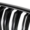 Blank Svart Frontfanger Nyregrill Grill Passer BMW X3 F25 2011-2014 Dobbel Linje