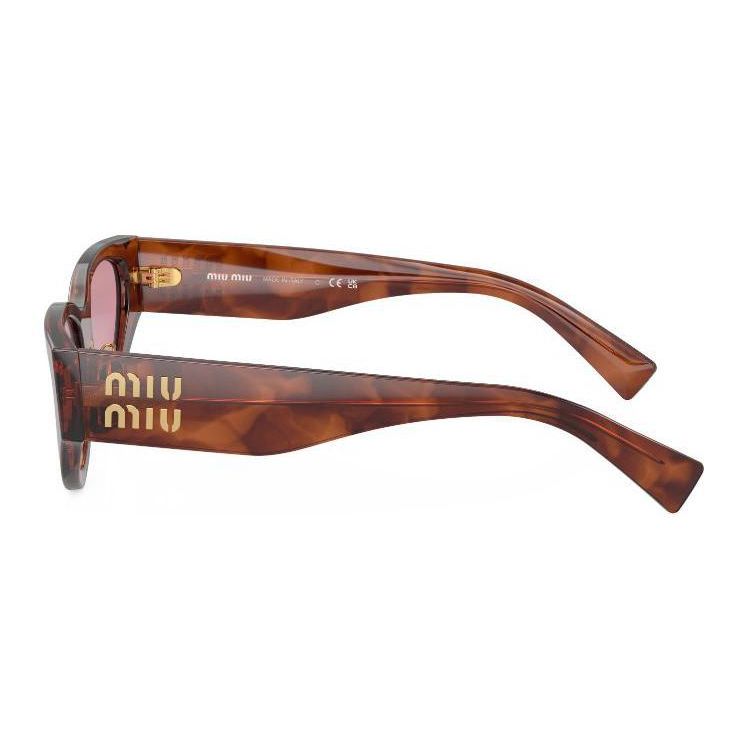 MIU MIU Cat Eye Sunglasses With Letter Logo Women Sunglasses Brown MU03ZS11Q50D
