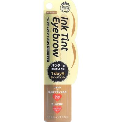 Palganton Ink Tinted Eyebrow IB10 Light Brown 1ml Eye Makeup Eyebrows (1) Using the INK Side of the Brush, Draw from the Center of the Eyebrow To the