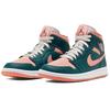 New JORDAN 1 Mid Dark Teal Green Women's BQ6472-308