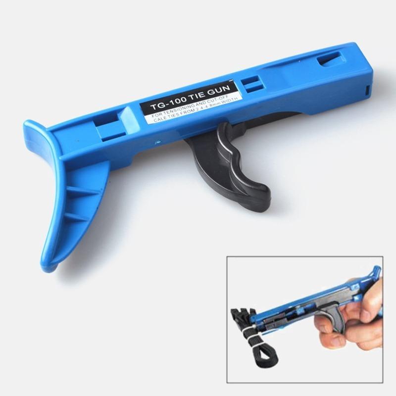 1pcs TG-100 Automatic Tensioning Fastening and Cutting Tool machine for Nylon Cable Tie Special Pliers Household Hand Tools