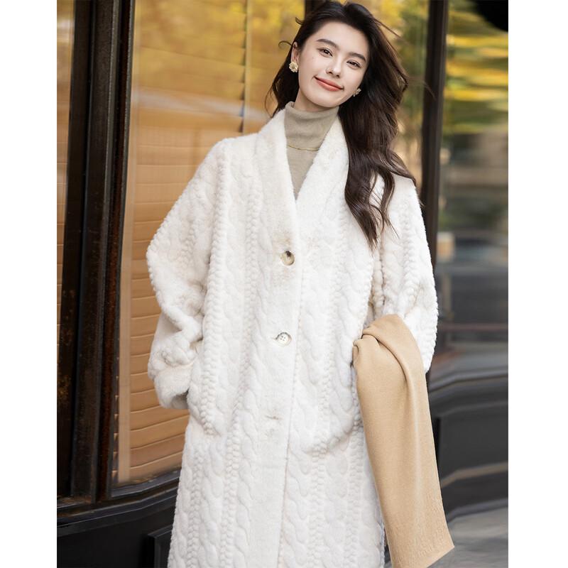 

Mocana Women s Urban Casual Fuzzy Coat One Size