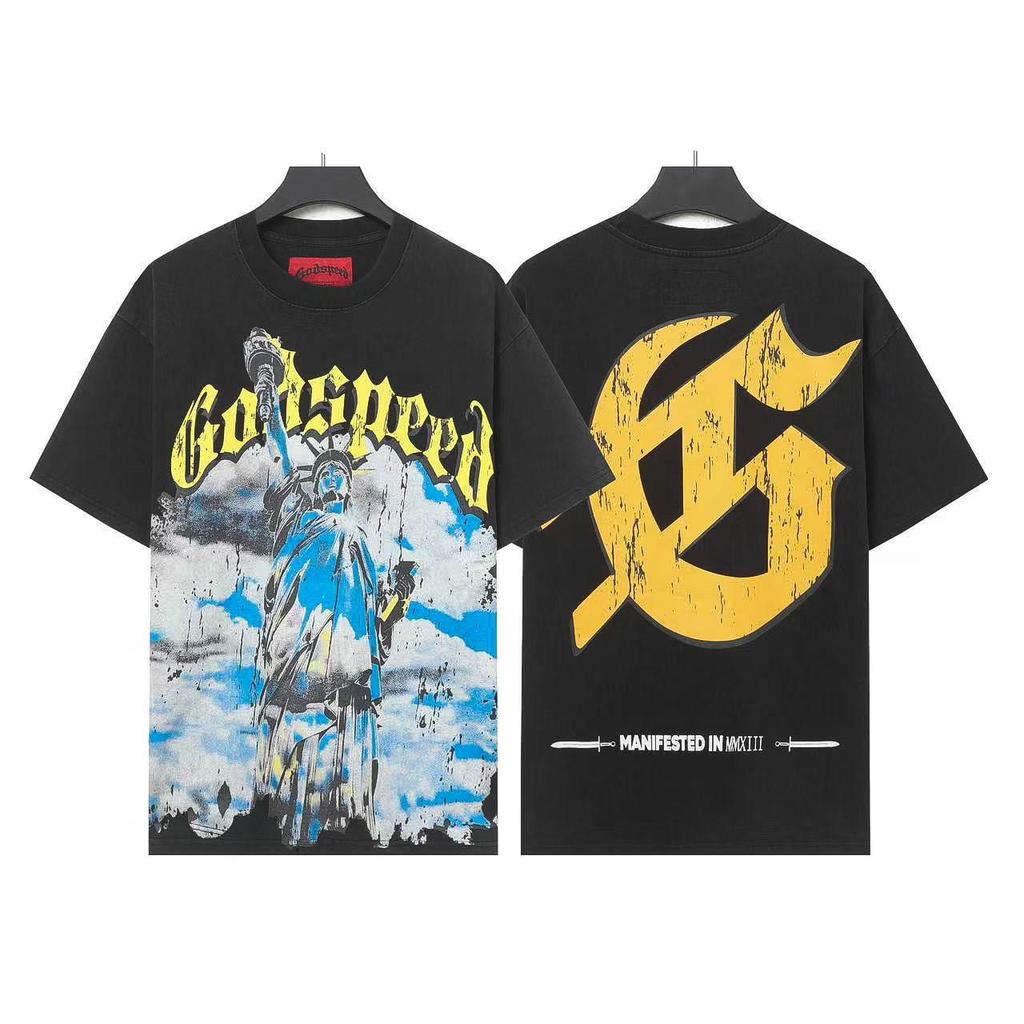 Maglietta da basket unisex con teschio e band rock: Nuova Tendenza Americana GODS Manica Corta