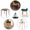 Anwenk Stainless Steel Patio Furniture Leveling Feet 1/4-20 Screw In Threaded Outdoor Furniture Levelers Adjustable Table Chair Levelers Feet Glides