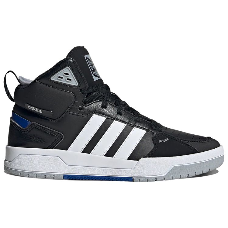 Adidas 100DB Mid Black White Blue Unisex Sneakers Core-Black Footwear-White Halo-Silver GY4791