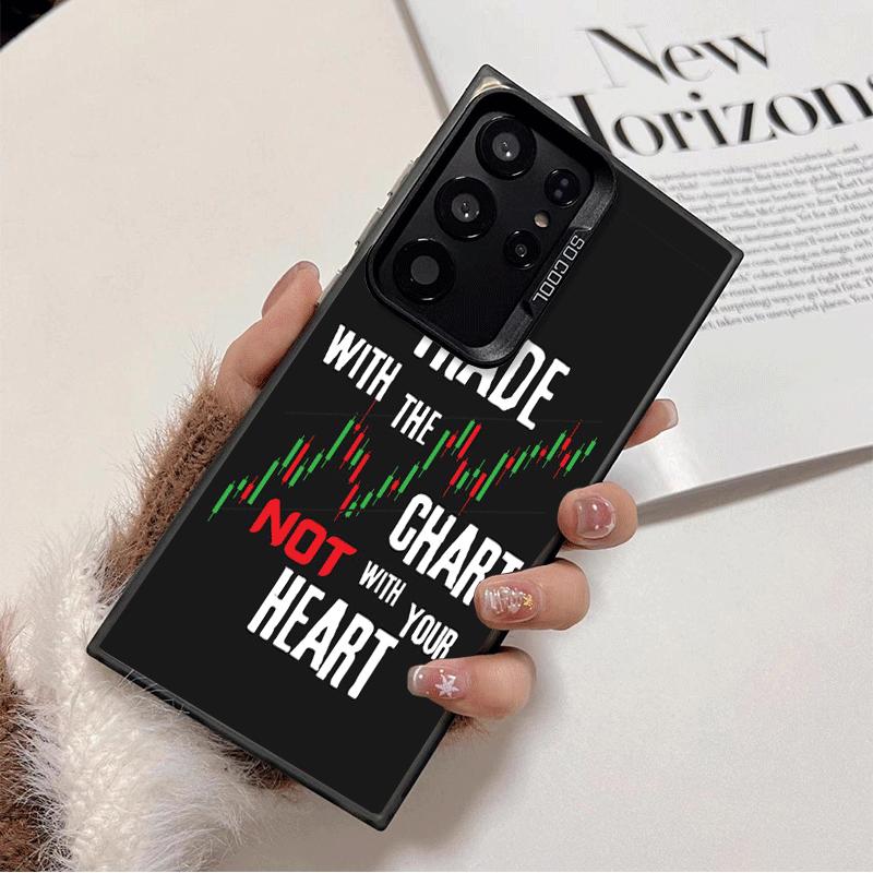 Day Trader Forex Day Trading Shockproof Phone Case for Samsung Galaxy S26 Edge S25 Ultra S24 FE S23 Plus S21 Cover Anti Fall Fun