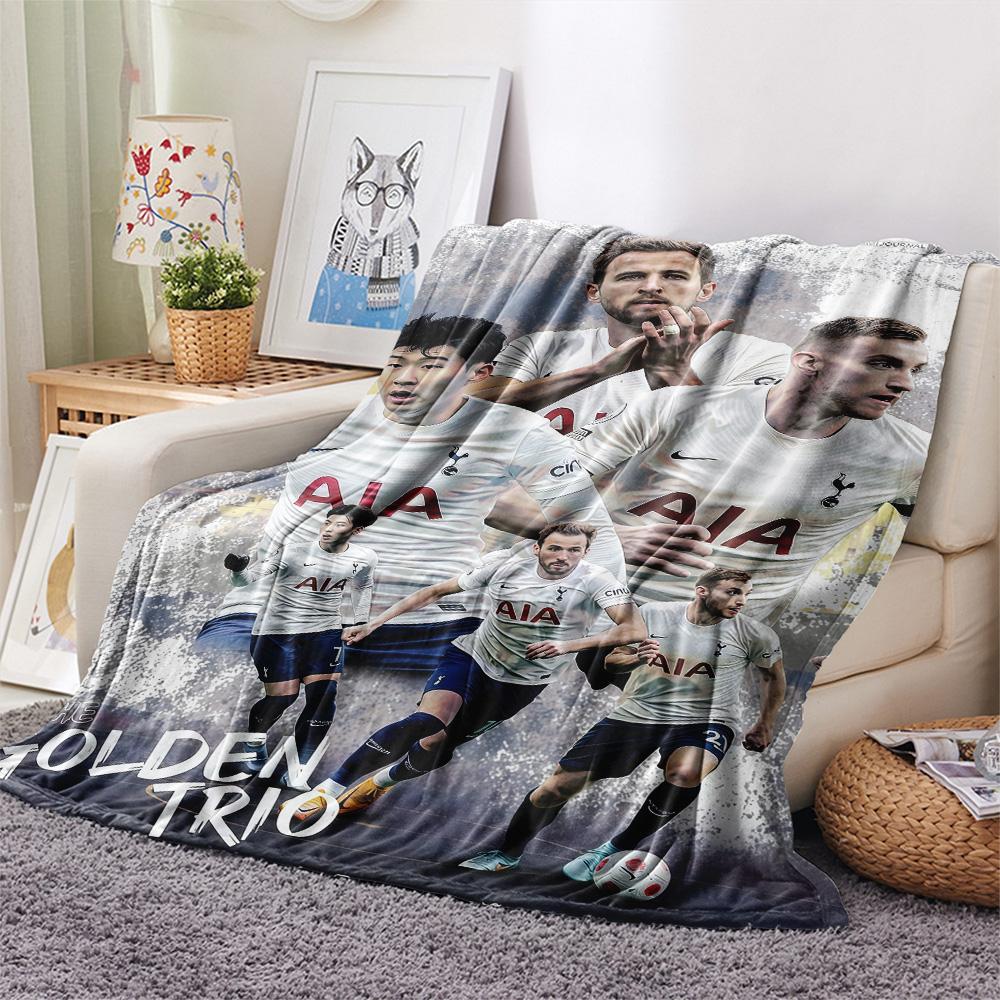 The Spurs Team Print FlAannel Blanket, High Quality Comfortable for All Seasons, Home Decor, Warmth and Comfort
