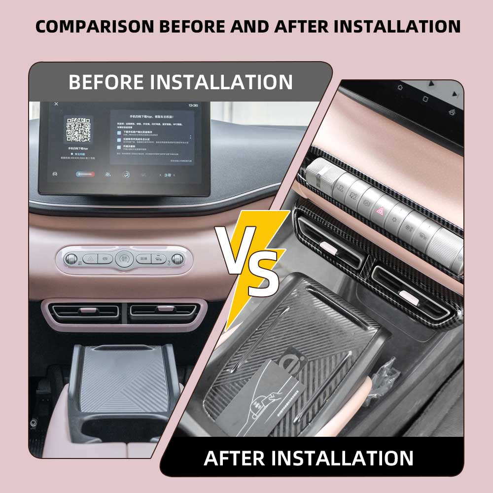 Center Console Sticker Air Condition Vent Frame Trim Cover For BYD Dolphin Mini Seagull Dolphin Surf 2025 2025 Accessories