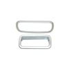 For Kia Sorento L 2015 2016 2017 2018 Car Detector Stick Styling Cover ABS Silver Front Head Light Switch Trim Frame Lamp 2PCs