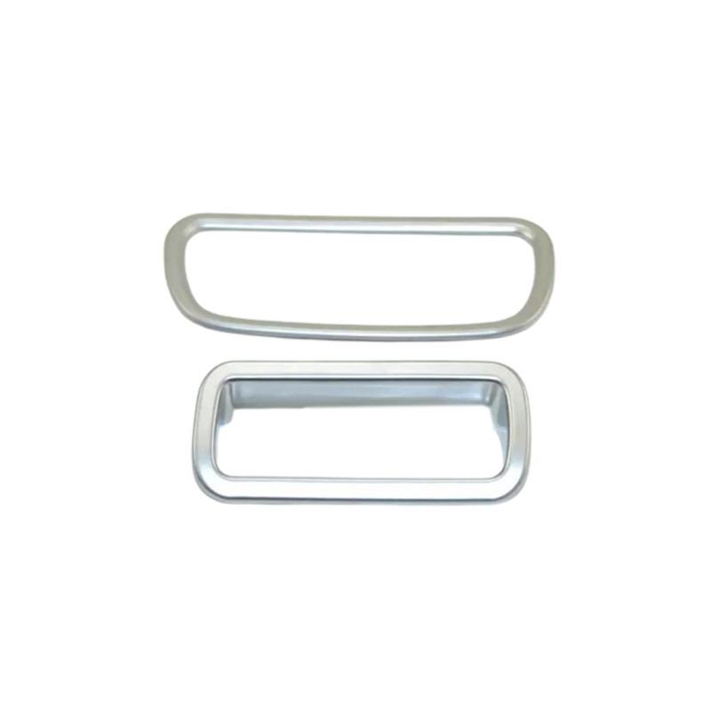 For Kia Sorento L 2015 2016 2017 2018 Car Detector Stick Styling Cover ABS Silver Front Head Light Switch Trim Frame Lamp 2PCs
